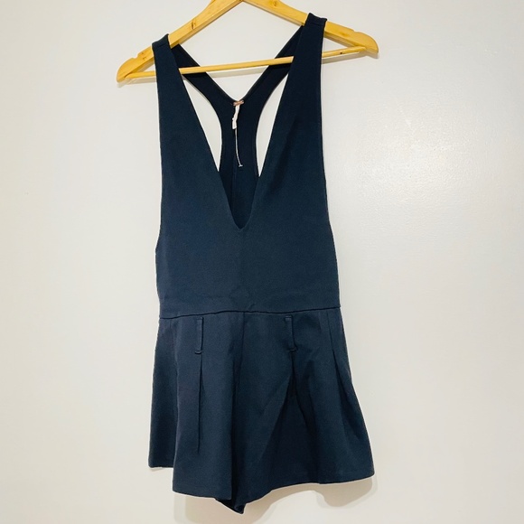 NWOT Free People Pleated Romper - Picture 13 of 15